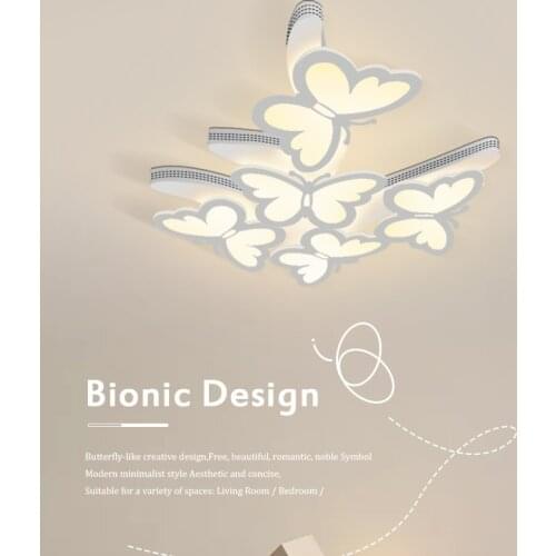 Modern Simplicity Living room lights Fashion Ceiling light LED Warm and Romantic Bedroom Room light