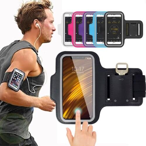 Sports Running Phone Case for Pocophone F1 F3 X3 Pro Hand Arm Band for Poco X3 NFC M3 F2 Pro Cover Armband for Poco F3 Fundas