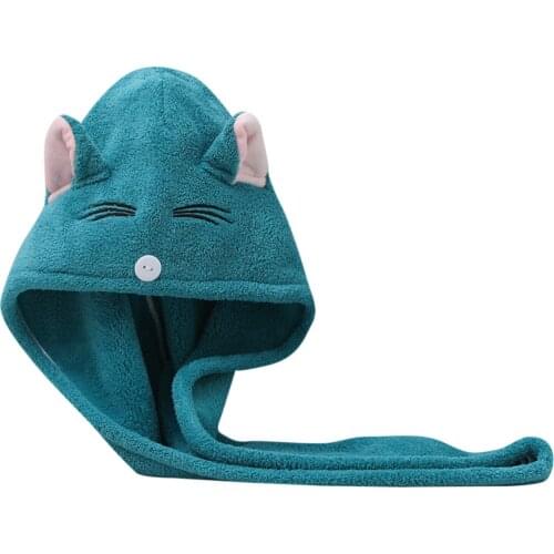 Super Fast Magic Towel Quick Drying Hair Scarf Household Bathroom Coral fleece Hat Scarf Super Absorbent Coral Hair Bag Headband