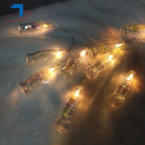 Battery LED wine bottle string Lights indoor for party living room mall Holiday Decoration LED Lamp