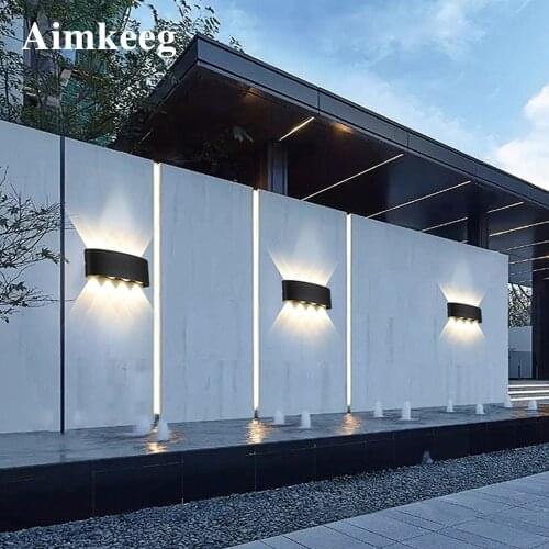 LED Wall Lamp 120 Degree Beam Angle Outdoor Waterproof IP65 Aluminum Wall Light Indoor And Outdoor Lighting Christmas Decoration