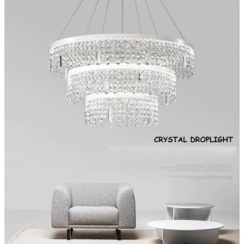 B American Style Retro Chandeliers LED Crystal Lighting For Living Room Bedroom Hall Hotel Restaurant Dining Room Fashion