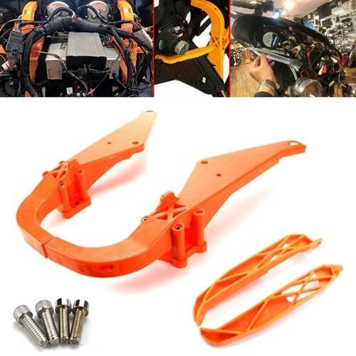 Motorcycle Inner Fairing Dresser Batwing Support Speaker Bracket Set For Harley Touring Electra Street Tri Glide FLHX FLH/T