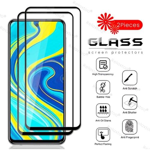 2PCS redmi note 9s glass protective tempered glass on the for xiaomi readmi note 9pro max note9s note9 pro cover guard film