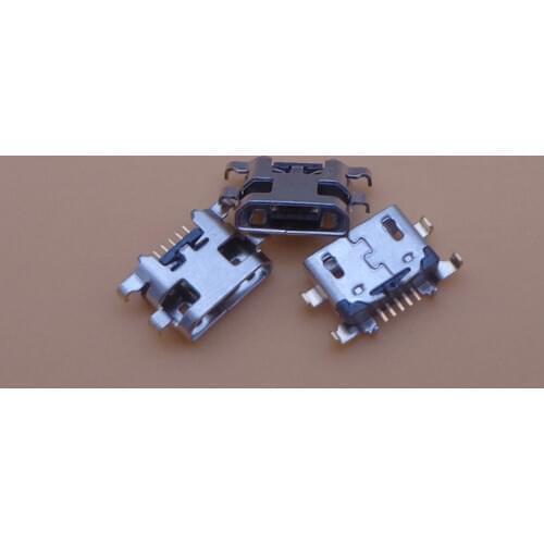 100pcs Micro USB Charging Dock Port Connector Socket For LG K10 2018 Alpha K11 X410e K10 + k30 X4 X4 Plus X410
