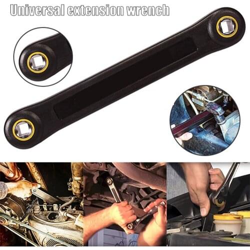 3/8" Universal Extension Wrench DIY Tools for Automobile Repairing Home Maintenance Multifunction Carbon Structural Steel Wrench