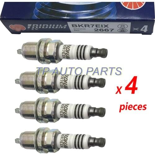 4 PCS Iridium Spark Plug For Hon-da OEM BKR7EIX BKR7EIX 2667
