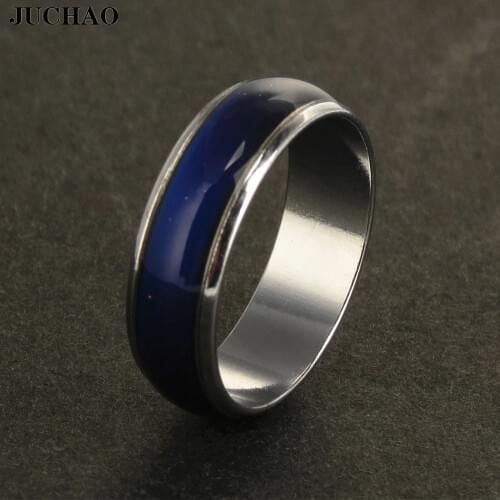 6mm Mood Rings Feeling Emotion Temperature Ring for women Smart Jewelry Factory