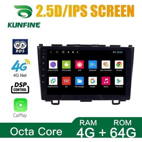 Car Radio For Honda CRV CR-V 2007-2011 Octa Core Android 10.0 Car DVD GPS Navigation Player Deckless Car Stereo Headunit Wifi