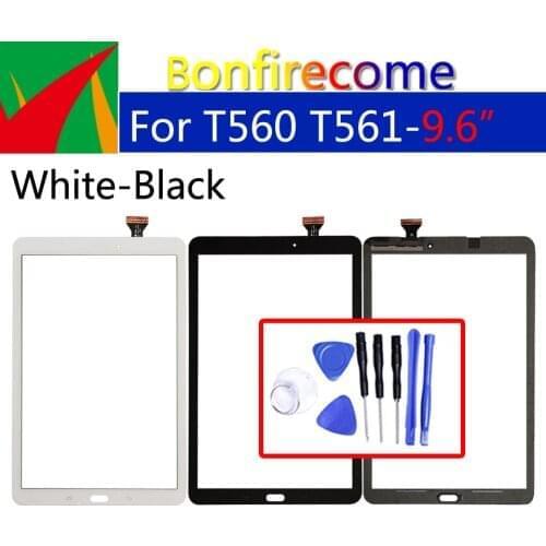 For Samsung Galaxy Tab E 9.6 SM-T560 SM-T561 T560 T561 Touch Screen Digitizer Panel Glass Lens LCD Front Sensor Replacement