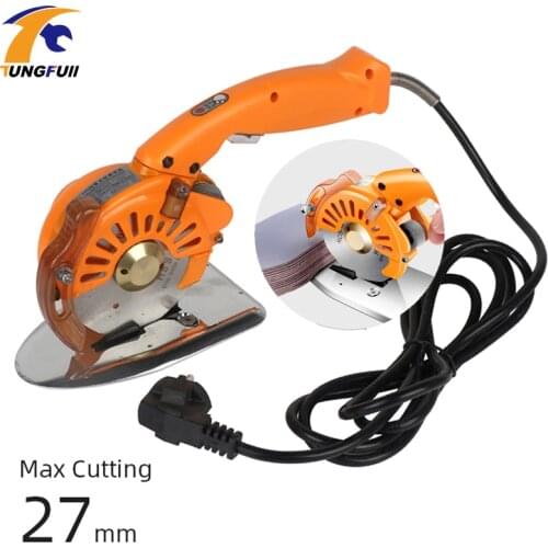 110/220V Electric Scissors LED with Speed Controller 600-1200RPM Multipurpose Shears Cloth Cutter Fabric Leather Cutting Machine