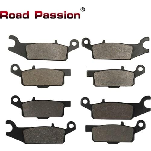 Road Passion Motorcycle Front and Rear brake pads For Yamaha YFM550 YFM 550 Grizzly 2009-2014 YFM700 YFM 700 Grizzly 2007-2015