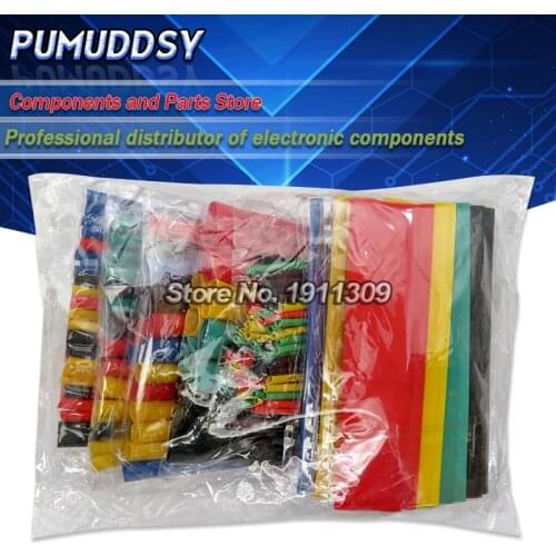 164pcs/Set Heat shrink tube kit Insulation Sleeving termoretractil Polyolefin Shrinking Assorted Heat Shrink Tubing Wire Cable