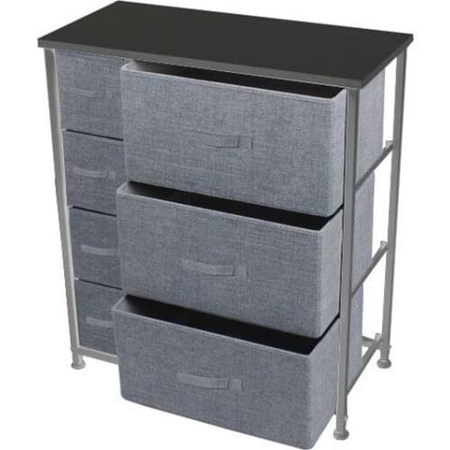 Multifunction Removable Chest of 7 Drawer Dresser Non-woven Furniture Cabinet Storage Toy storage box Storage shelf Organizer