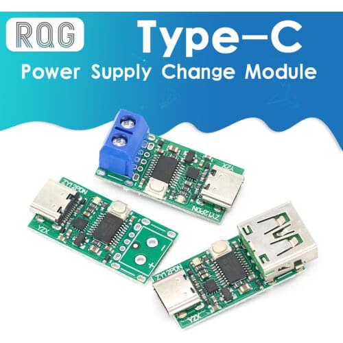Type-C USB-C PD2.0 PD3.0 to DC Spoof Scam Fast Charge Trigger Polling Detector USB-PD Notebook Power Supply Change Board Module