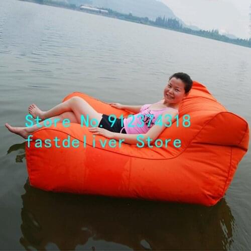 Wholesale waterproof outdoor bean bag chair colorful beach bean bag, 120cm two people beanbagsofa cover