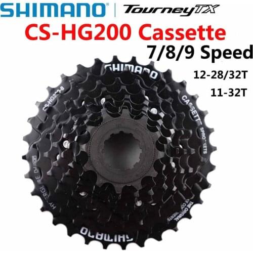 Shimano CS HG200 CS-HG200 7S 8S 9S MTB mountain bike flywheel 7 speed 8 speed 9 speed cassette 12-32T 12-28T bicycle parts