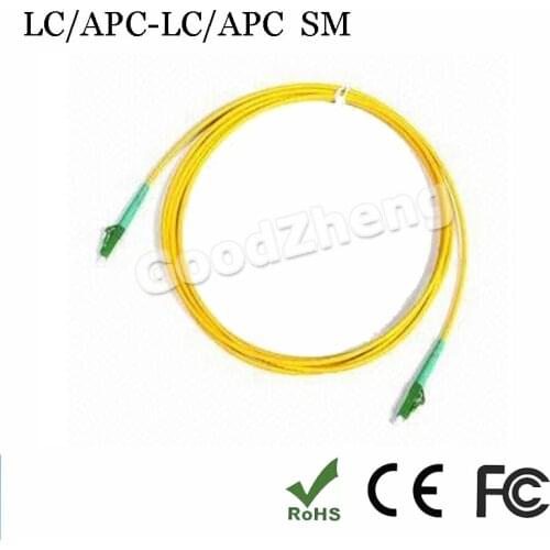 LC/APC-LC/APC SIMPLEX 9/125 fiber patch cord jumper cable, Singlemode 3M/5M/10M/15M/20M/30M/50M/80M/100M