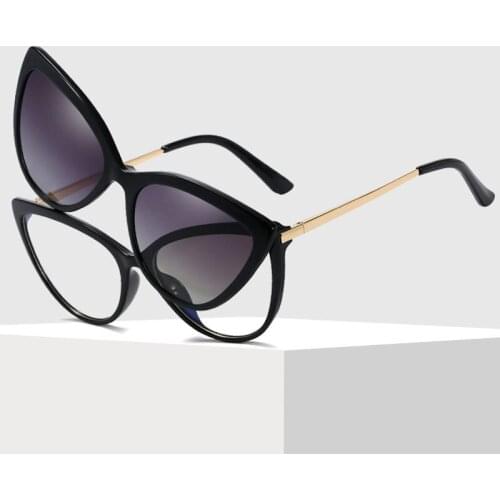 WESHION Women's Sunglasses Transparent Glasses