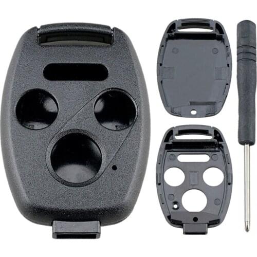 Auto Car Key Replacement 3+1 Buttons Car Remote Key Shell Case with Screwdriver Fit for Honda Accord Civic Ex Vehilce