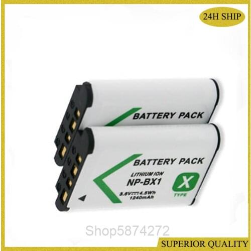 10pcs 3.6v NP-BX1 NP BX1 Digital Camera Battery for Sony DSC RX1 RX100 M3 M2 RX1R GWP88 PJ240E AS15 WX350 WX300 HX300 HX400