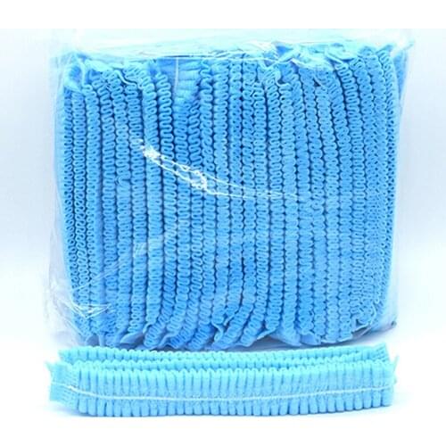 200pcs Non-woven Disposable Caps Pleated Anti Dust Hat Permanent Makeup Microblading for Eyebrow Tattooing Beauty Accessories