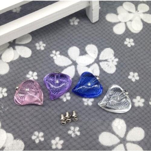50pcs/lot Crystal Vial Pendants miniature perfume oil glass wishing bottles necklace diy rice on name vials w/SCREW CAP jewelry