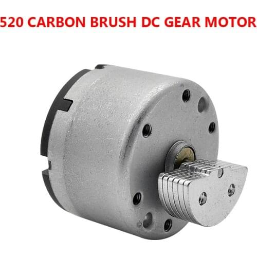 520 Carbon Brush DC Gear Motor, Vacuum Cleaner Sweeper Vending Machine Motor, Vibration Motor