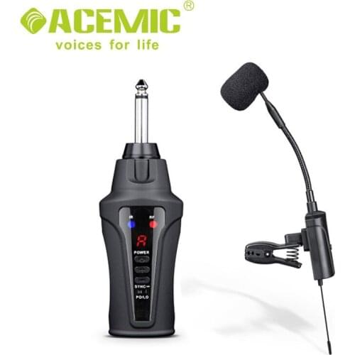 ACEMIC ST-5 Outdoor Portable Wireless Saxophone Microphone for saxophone stage performance, street performances