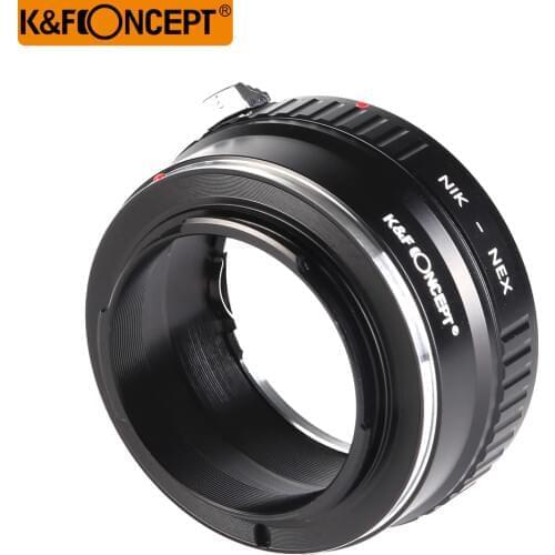 K&F CONCEPT AI-NEX Adapter Ring for Nikon AI Lens to Sony NEX E NEX-3 NEX-5 Camera