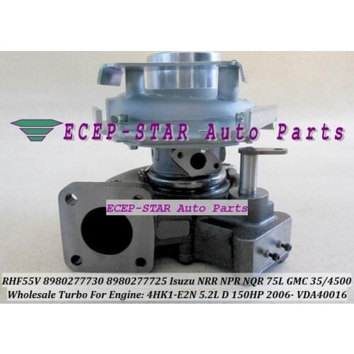 Free Ship RHF55V 8980277720 8980277722 8980277733 Turbocharger For ISUZU NRR NPR NQR for GMC Various 3500 4500 5.2L 4HK1-E2N