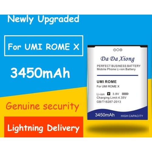 Free shipping Umi ROME 3450mAh Battery for UMI ROME X ROMEX Phone Replacement batteries