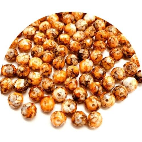 6/8/10mm Mixed Colors Austria Faceted Glass Beads Loose Spacer Round Beads for Jewelry Making DIY Bracelet necklace #004