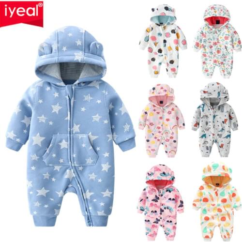 IYEAL Newborn Baby Clothes Long Sleeve ropa bebe Jumpsuit Infant Clothing Spring Autumn Baby Rompers Kids Outfits For Girls Boys