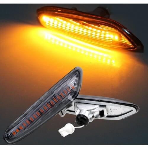 For BMW E90 E91 E92 E60 E87 E82 E61 Error Free Auto Lamp Car Indicator Turn Signal Lights LED Side Marker Light DC 12V