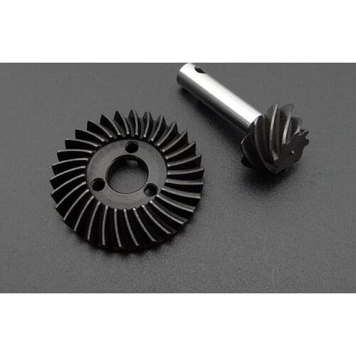 Hot Racing 30T/8T 28T/8T HD 0.9 Module High Pinion Bevel Gear Set for AXIAL SCX10 II 90046 90047