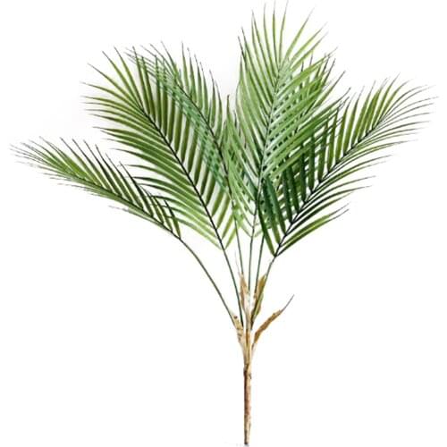 Simulation Artificial Plant Plants Scattered Leaves Bendable Green Fernleaf Grass Natural DIY Party Decorations Plastic Flower