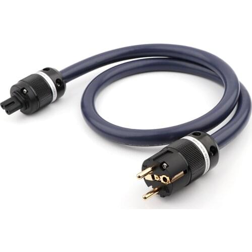 Hi-end 6N OCC EU AC power cable with monosaudio pure copper Power connectors figure 8 IEC connector hifi audio power cord