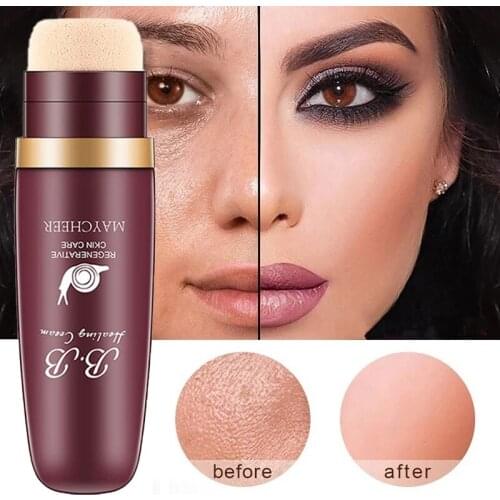 BB Cream Air Cushion Liquid Foundation Concealer Foundation Repair Moisturizing Whitening Brighten Snail Oil Control Makeup 40ml