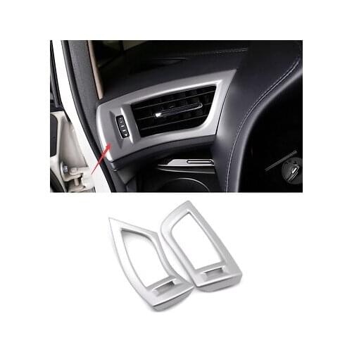 LHD Matte Side Air Condition Vent Cover Trim 2pcs For Toyota Alphard 2016 - 2019