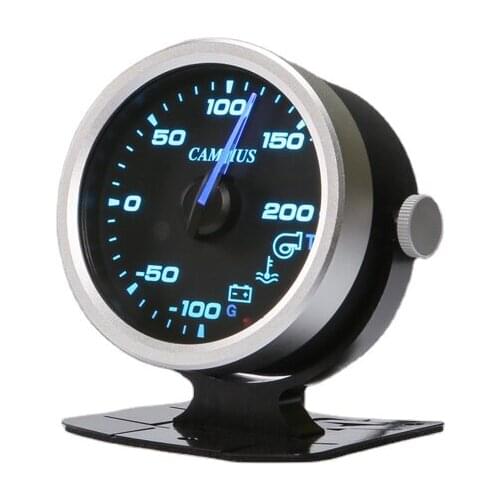 Cammus Water Temp Oil Temp RPM Voltage Intake air pressure Mutil-Function Racing Gauge For all Cars