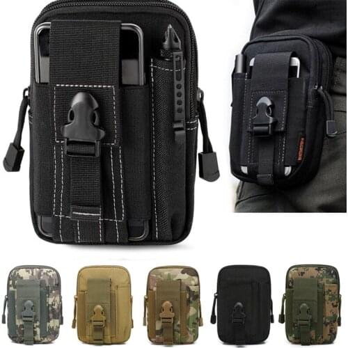 Men New Tactical Pouch Molle Hunting Bags Belt Waist Bag Military Tactical Pack Outdoor Pouches Case Pocket Camo Bag For Iphone