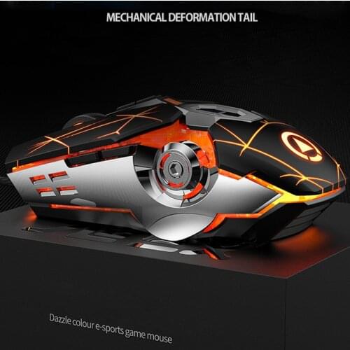 Wired Mouse Mute RGB Gamer USB 7 Buttons Mice Ergonomic Game Mouse For Desktop Laptop Optical Office Computer Mouse Gaming Mouse