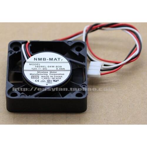 NEW NMB-MAT Minebea 1604KL-04W-B39 4cm 12V 0.09A 4CM FOR Yasukawa cooling fan