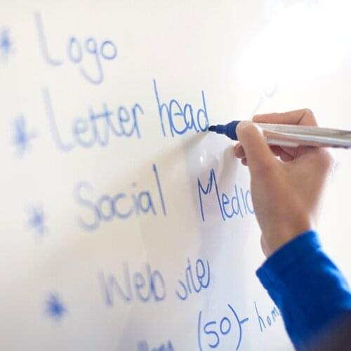 HOHOFILM Clear Writing Film Board Sticker Whiteboard Glass Sticker Self-Adhesive Clear Peel&Stick Decal Film PET