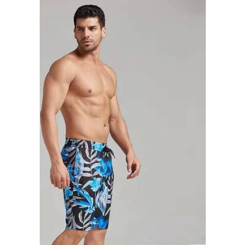 SBART Mens Summer Beach Pants Speed-Dry Pants Floral Shorts Plus-Size Beach Pants Casual Hipster Pants Swimming Surfing