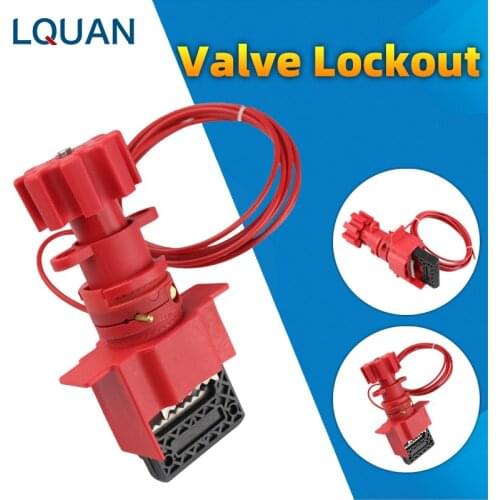 Industrial Safety Universal Gate Valve Lockout With 1.8M Cable LOTO Device