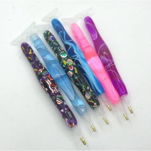 Handmade Pen Diamond Painting Hade Craft Diy Tools Nail Aret Pens Set Accessories MosaicTool Pens Square Round Head Home Decor