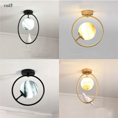 Nordic Cloud glass globe ceiling lamp for hallway living room dining room Minimalism home deco light fixtures led luminaire e27