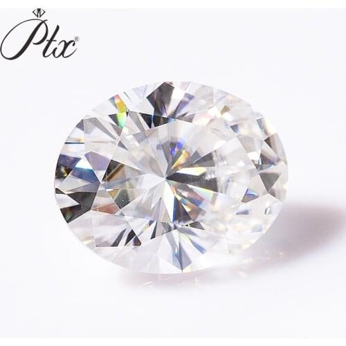 Loose Moisanite Oval Crushed Ice Cut D Colour Diamond Pass Tester Gems Stone For Diamond Ring With GRA Certificate Precious Gems